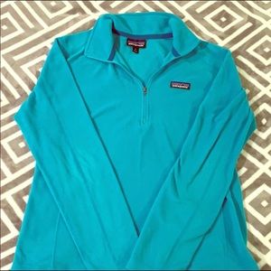 Patagonia Blue Fleece 1/4 Zip
